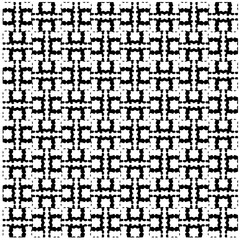 Fototapeta premium Abstract texture for fabric print, card, table cloth, furniture, banner, cover, invitation, decoration, wrapping. seamless repeating pattern.Black and white pattern.