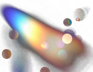 Vintage Light Leak Overlay Effect with Creamy Bokeh Film Texture