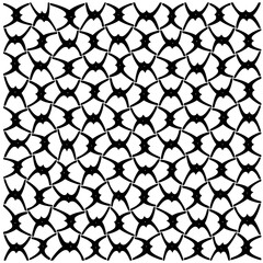 Fototapeta premium Abstract texture for fabric print, card, table cloth, furniture, banner, cover, invitation, decoration, wrapping. seamless repeating pattern.Black and white pattern.