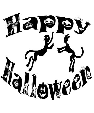 Happy Halloween SVG file  