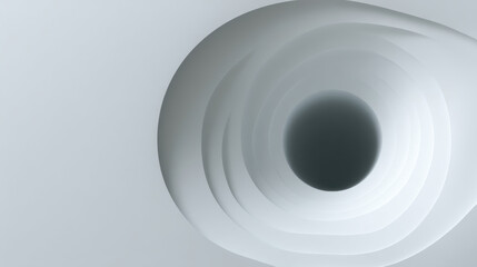 Obraz premium Frosted Glass Style, A minimalist 3D illustration of a golf course hole where all elements are made from elegant, frosted glass. Top view, clean layout. Isolated on a pure white background.