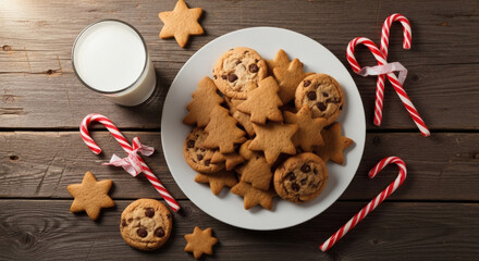 Christmas Cookies Flat Lay v1
