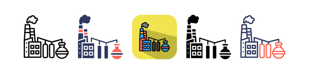 Chemical Plant multiple icon