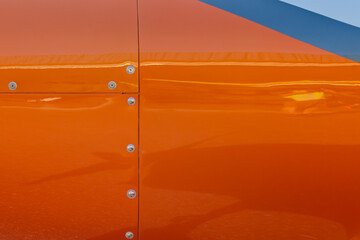 Design and pattern isolated from an aircraft fuselage