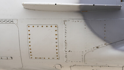 Design and pattern isolated from an aircraft fuselage