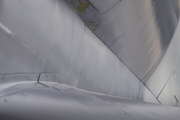 Design and pattern isolated from an aircraft fuselage