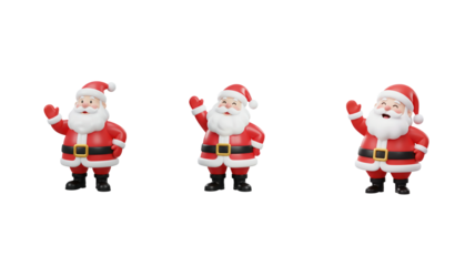 3d Santa Claus png