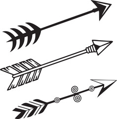 Black circular arrow icons representing rotation and refresh concept for web navigation and infographic design