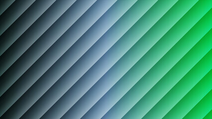 Obraz premium Diagonal gradient stripes transitioning from dark gray to bright green abstract background