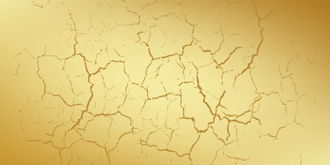 Gold gradient background texture metallic. Golden gradient blurry soft smooth motion bright shine. EPS Vector Illustration