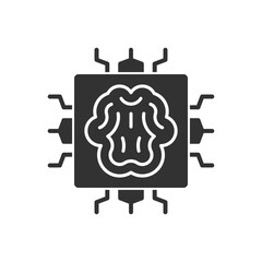 Artificial Intelligence Chip Icon