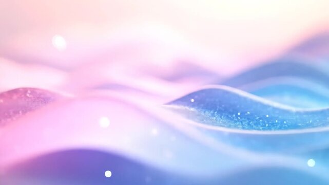 Abstract pastel waves