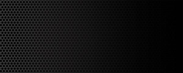 Black perforated metal plate. Metal grill. Black metal texture steel background. Perforated sheet metal.Abstract dark gray circle mesh pattern background texture.