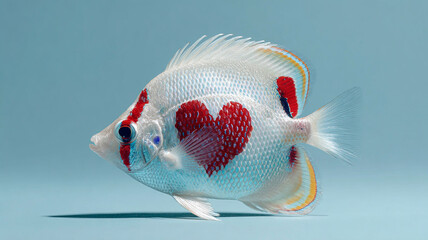 Colorful tropical fish swimming gracefully.