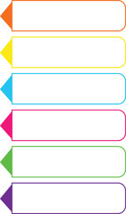 Obraz premium Colorful arrow infographic template design for presentation