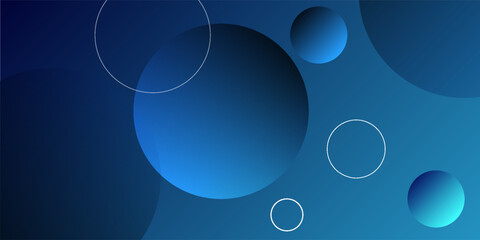 abstract fluid background with blue color. Circle shapes composition. vector illustration