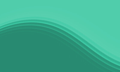 Abstract flowing wave pattern in shades of teal and turquoise creating a smooth organic and modern background design with a sense of gentle movement and depth