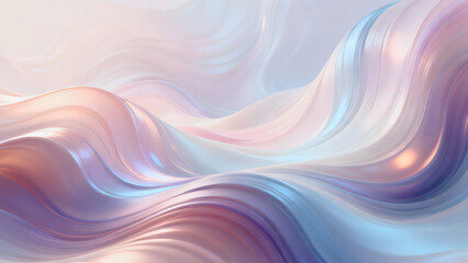 Obraz premium Organic Flowing Abstract Digital Texture