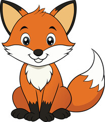 red fox cartoon