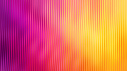 Vibrant gradient of pink purple and yellow with vertical ribbed texture background