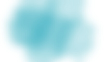 Abstract teal blue light streaks isolated on transparent background