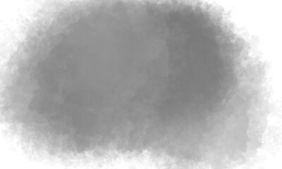 Abstract grey cloud shape isolated on transparent background