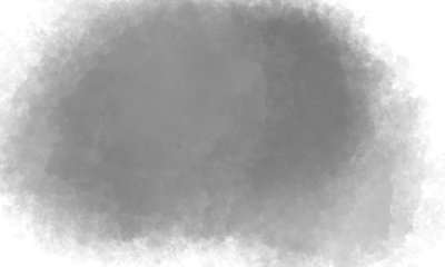 Abstract grey cloud shape isolated on transparent background