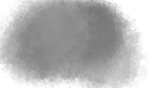 Abstract grey cloud shape isolated on transparent background