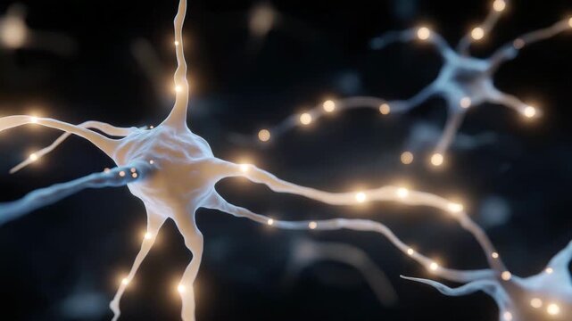 Digital neurons lighting up as AI interprets joy, anger, and surprise, symbolizing affective computing, neural network visualization, and interactive emotional intelligence systems. cinematic color