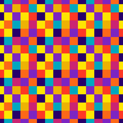 Halloween Patchwork Quilt Seamless Repeat