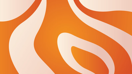 Soft orange abstract background with flowing, wavy shapes and smooth gradient transitions. Ideal for modern branding, warm themed designs, organic patterns, digital illustrations, & creative backdrops