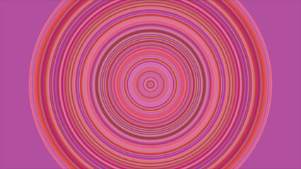 Abstract Concentric Circles in Shades of Pink and Purple Creating a Hypnotic Pattern and Artistic Visual