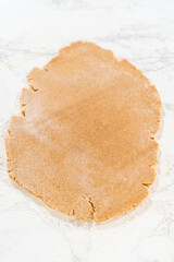 Step by step preparation of Amber Gingerbread Cookies from dough to delicious holiday treats