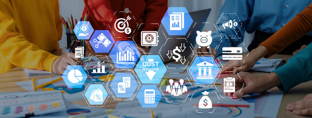 Cost reduction and cost saving through digital transformation, business cost optimization,...