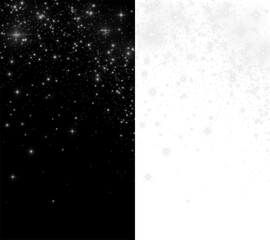 Sparkling star overlay with contrasting black and white backgrounds, creating a magical atmosphere for design projects, enhancing visual storytelling and creativity