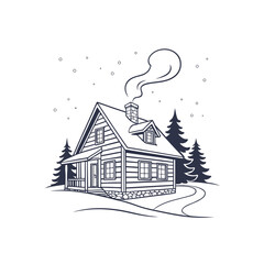 Fototapeta premium Unique Minimalist Line Art Of Steaming Hot Chocolate Mug Vector Art