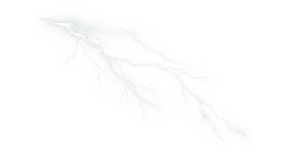 Lightning bolt png overlay with intricate branching patterns, showcasing dynamic energy and movement, ideal for enhancing creative projects and visual storytelling