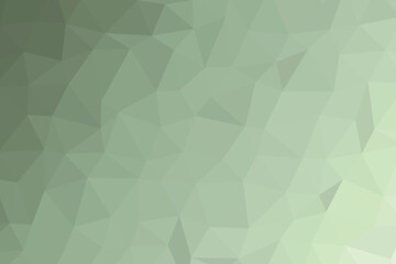 Soft green polygon abstract background with light gradient tones, ideal for minimal web design, digital art, and branding visuals. Modern low poly geometric texture adds subtle elegance. Perfect for p