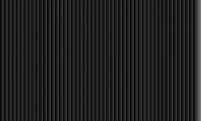 Obraz premium Dark Gray Vertical Ribbed Texture Background with Subtle Gradient vector illustration