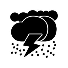 Storm icon design template  SVG
