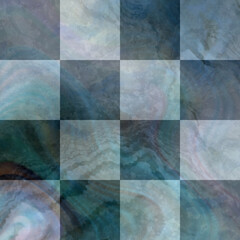 Abstract luxury modern marble pattern on checkered background. seamless abstract acrylic textured stripes. geometric shapes. design, scarf, marble, fabric, floor, tile, bandana, digital printing