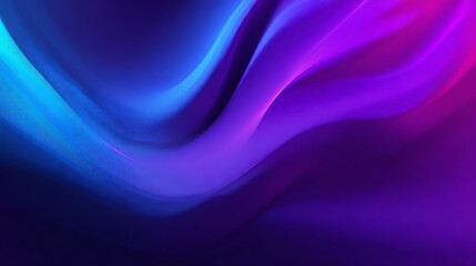 Naklejka premium Wavy Lines in an Abstract Composition with Gradient of Colors