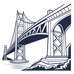 Golden gate bridge, a landmark of san francisco