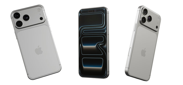 IPhone 17 Pro Max isolated on white