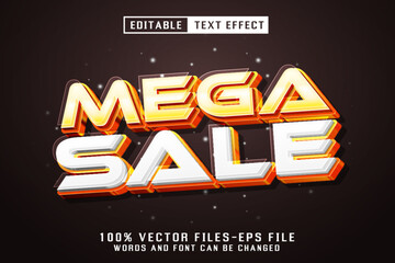 Mega Sale 3d Text - Editable Text Effect