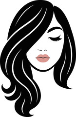 Women Hair Style SVG Cut Files for Cricut & Silhouette