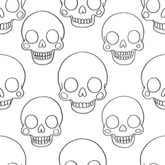 halloween seamless background