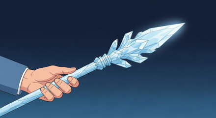 Handheld Ice Crystal Spear