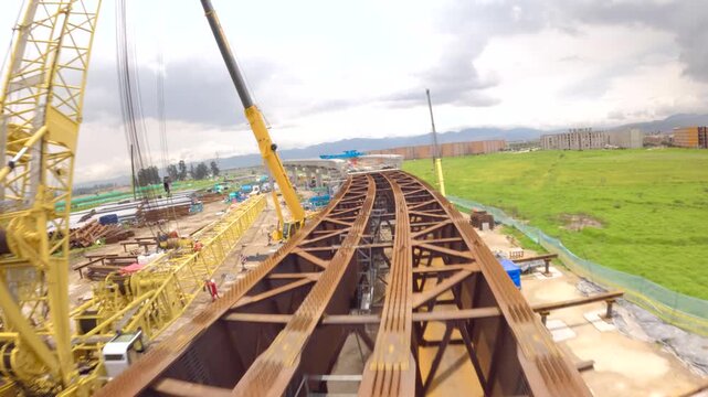 Construccion del Metro de la ciudad de bogot&aacute;