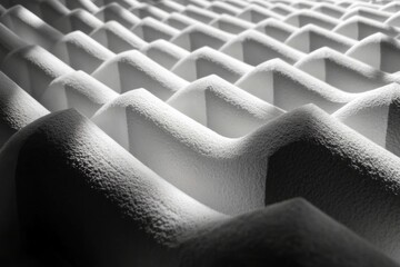 Fototapeta premium Minimalist abstract texture with white geometric patterns for artistic design